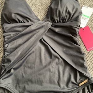NWT vince camuto black one piece swimsuit